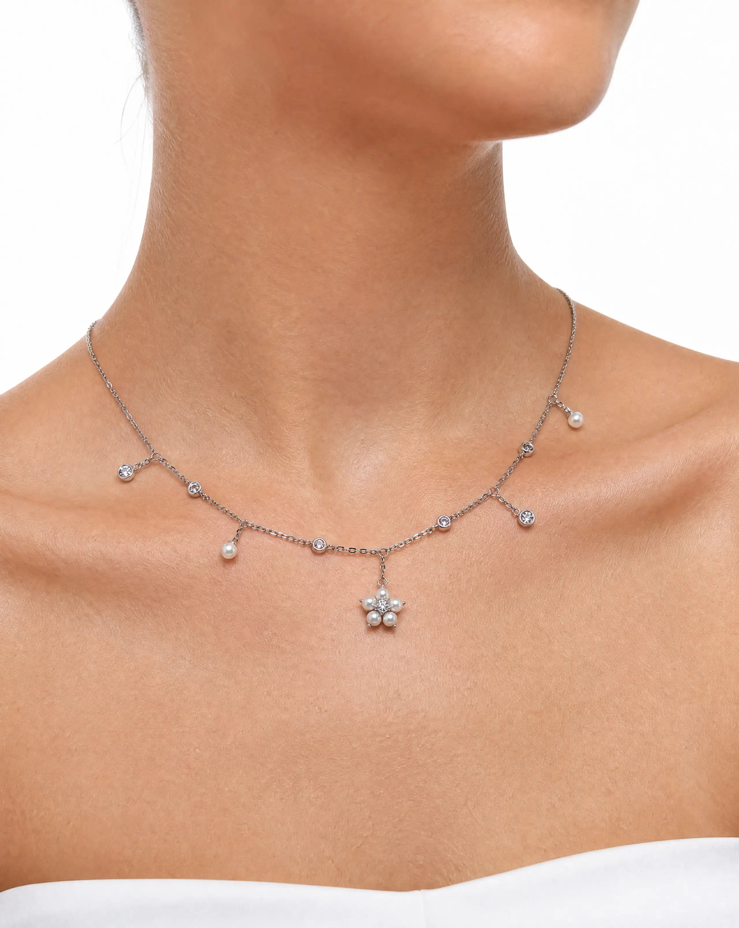 Pearl Muse Pearl Drop Necklace Delisa Jewelry