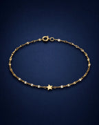 Rising Star Star Chain Bracelet Delisa Jewelry