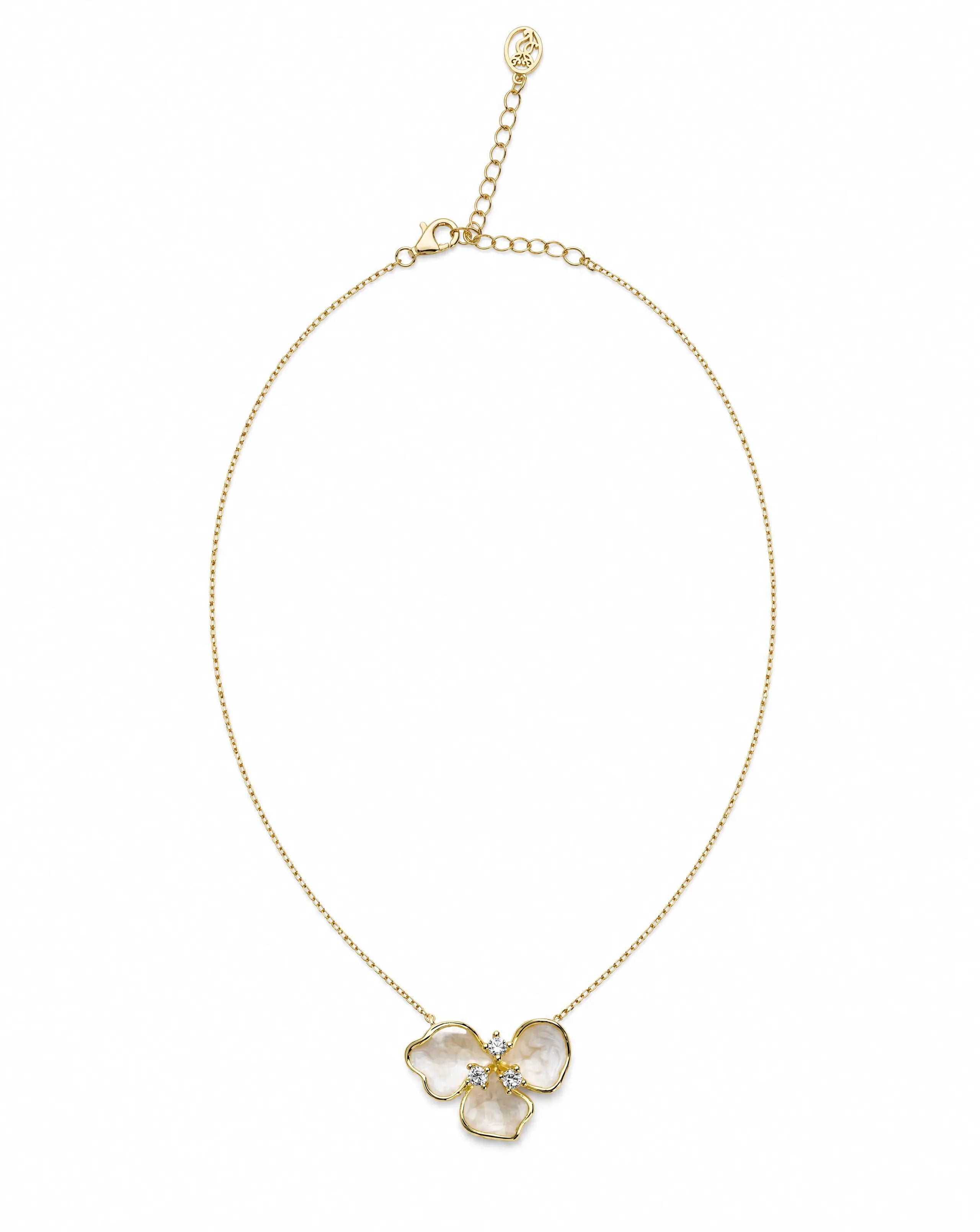 Asteria Blossom Chain Necklace Delisa Jewelry
