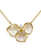 Asteria Blossom Chain Necklace Delisa Jewelry