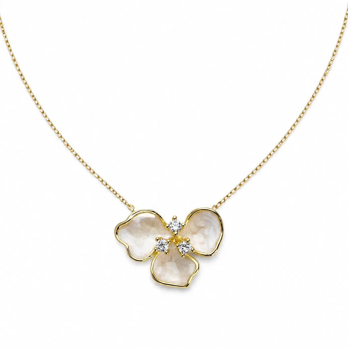 Asteria Blossom Chain Necklace