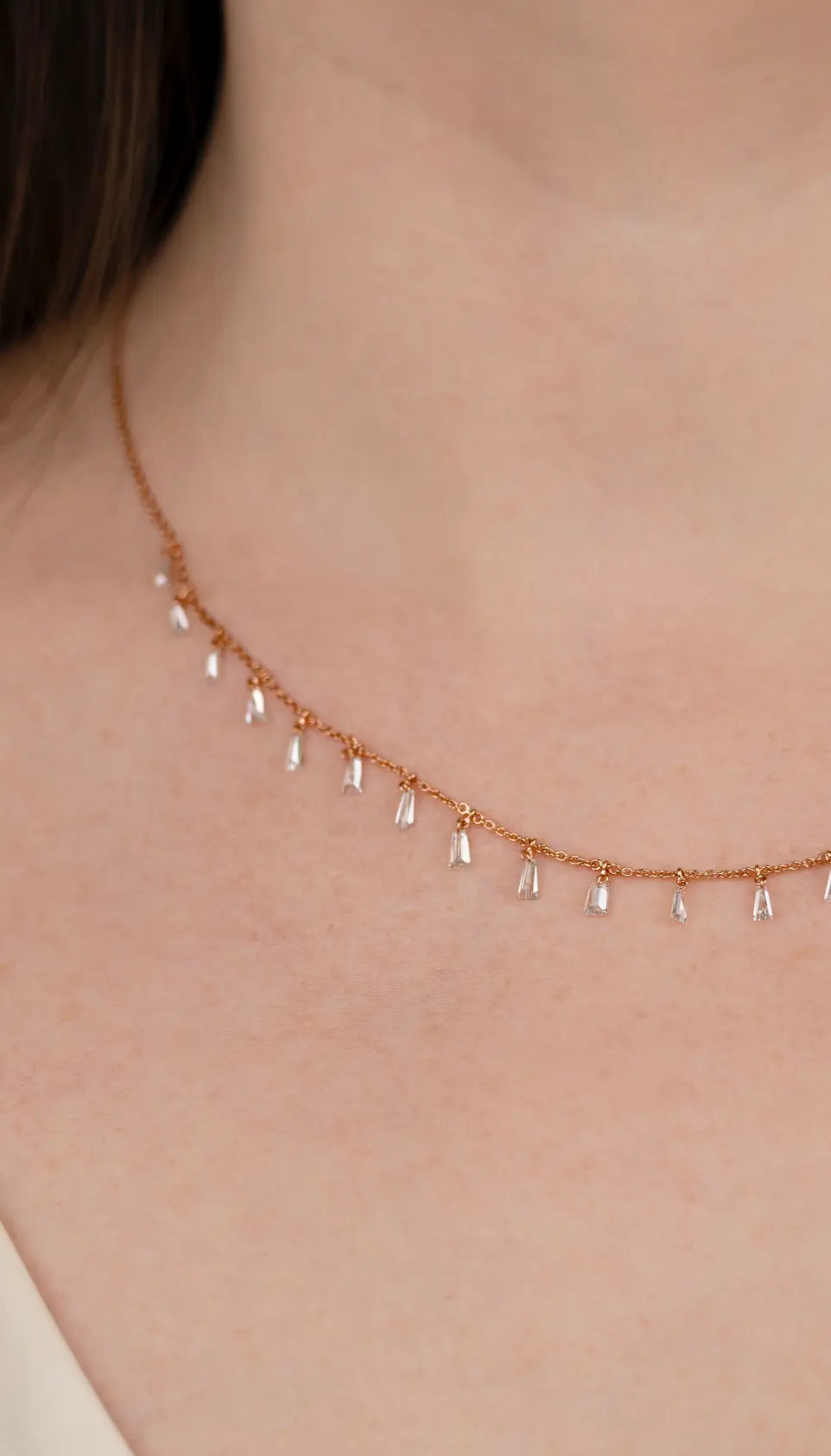 Delisa Cascade Diamond Necklace Delisa Jewelry