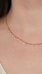 Delisa Cascade Diamond Necklace Delisa Jewelry