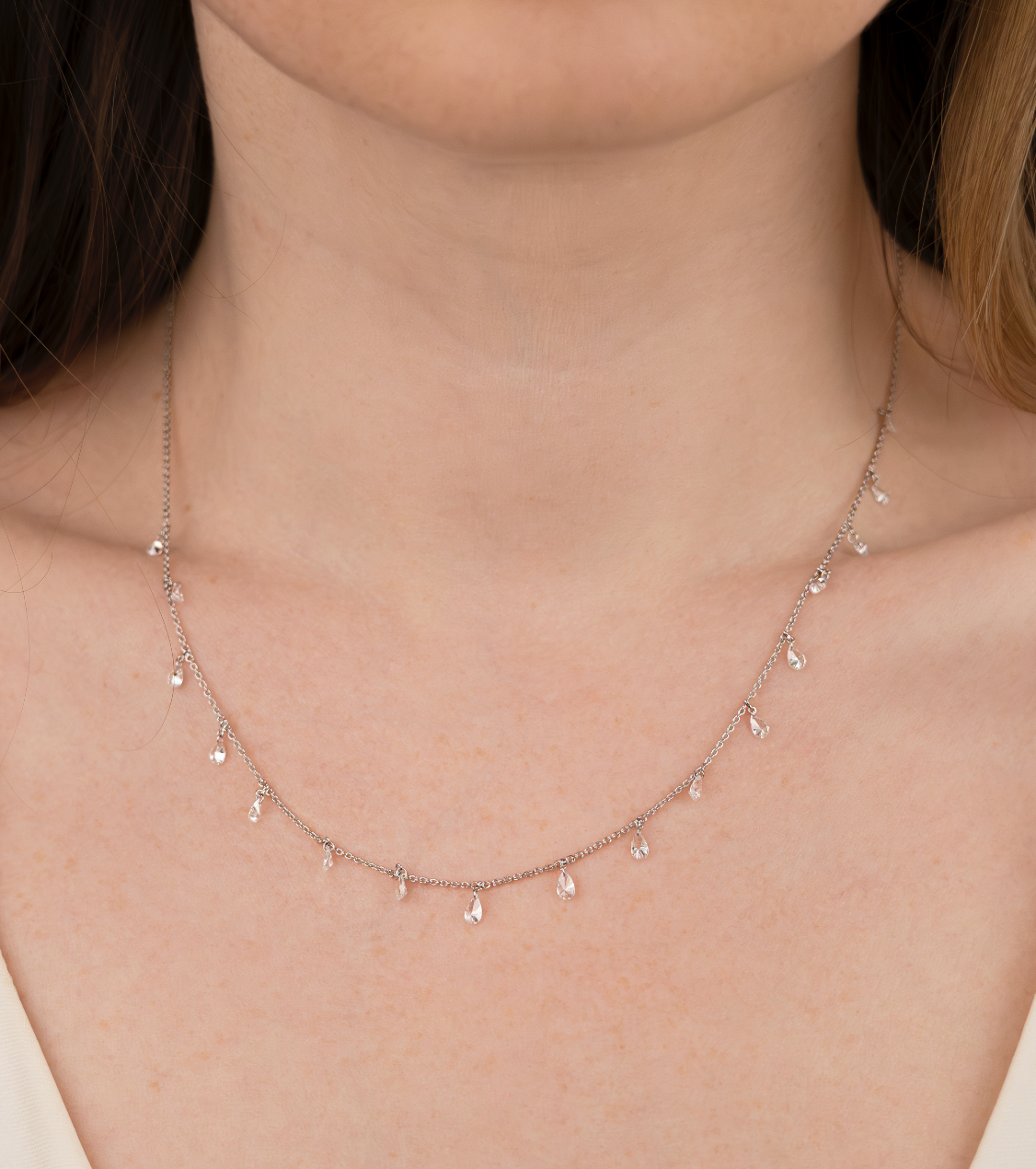 Delisa Whisper Diamond Necklace Delisa Jewelry
