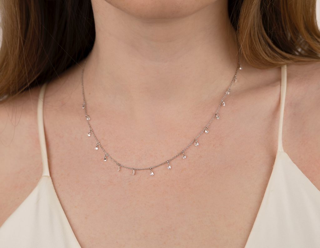 Delisa Whisper Diamond Necklace Delisa Jewelry