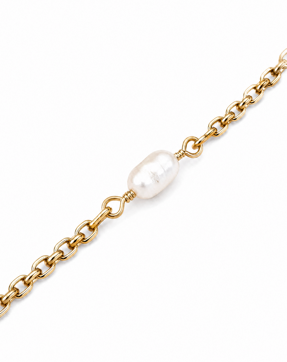 Rising Star Pearl Chain Bracelet Delisa Jewelry
