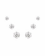 Asteria Classic Solitaire Stud Set Delisa Jewelry