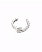 Asteria Dual Silver Ear Cuff Set Delisa Jewelry