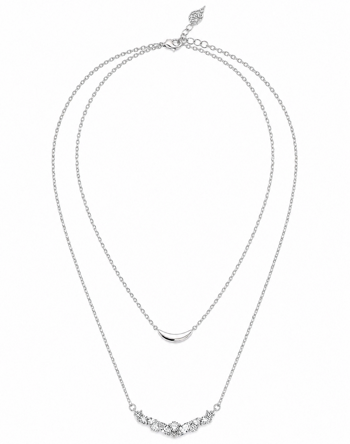 Asteria Layered Pendant Necklace Delisa Jewelry