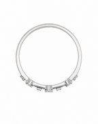Asteria Emerald Cut Eternity Ring Delisa Jewelry